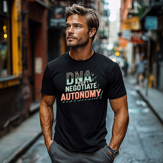 DNA: Don't Negotiate Autonomy Unisex Jersey Short Sleeve Tee