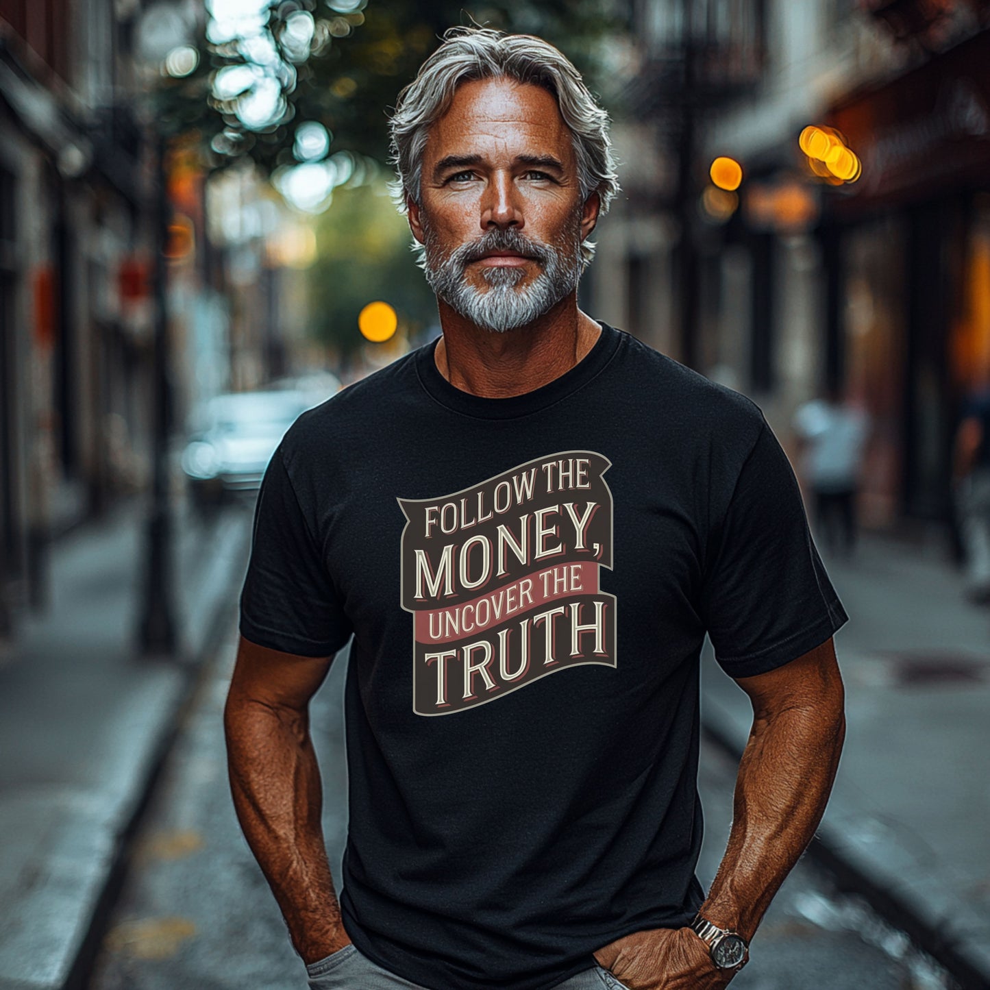 Follow The Money Unisex Jersey Short Sleeve Tee